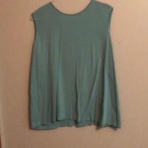 Dressy Robin blue with satin trim neck and armhole